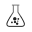 lab beaker icon